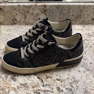 Dolce Vita Black Glitter Women's Sneakers